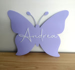 Load image into Gallery viewer, Personalised Butterfly Sign - Door / Wall
