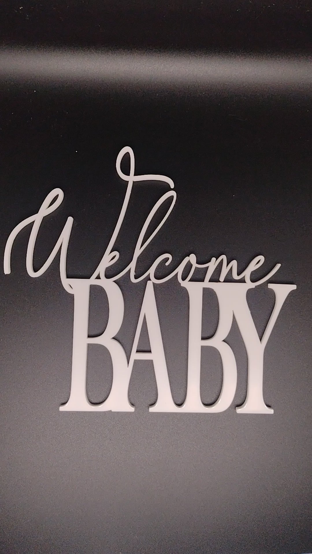 Welcome Baby Cake Topper / Fropper