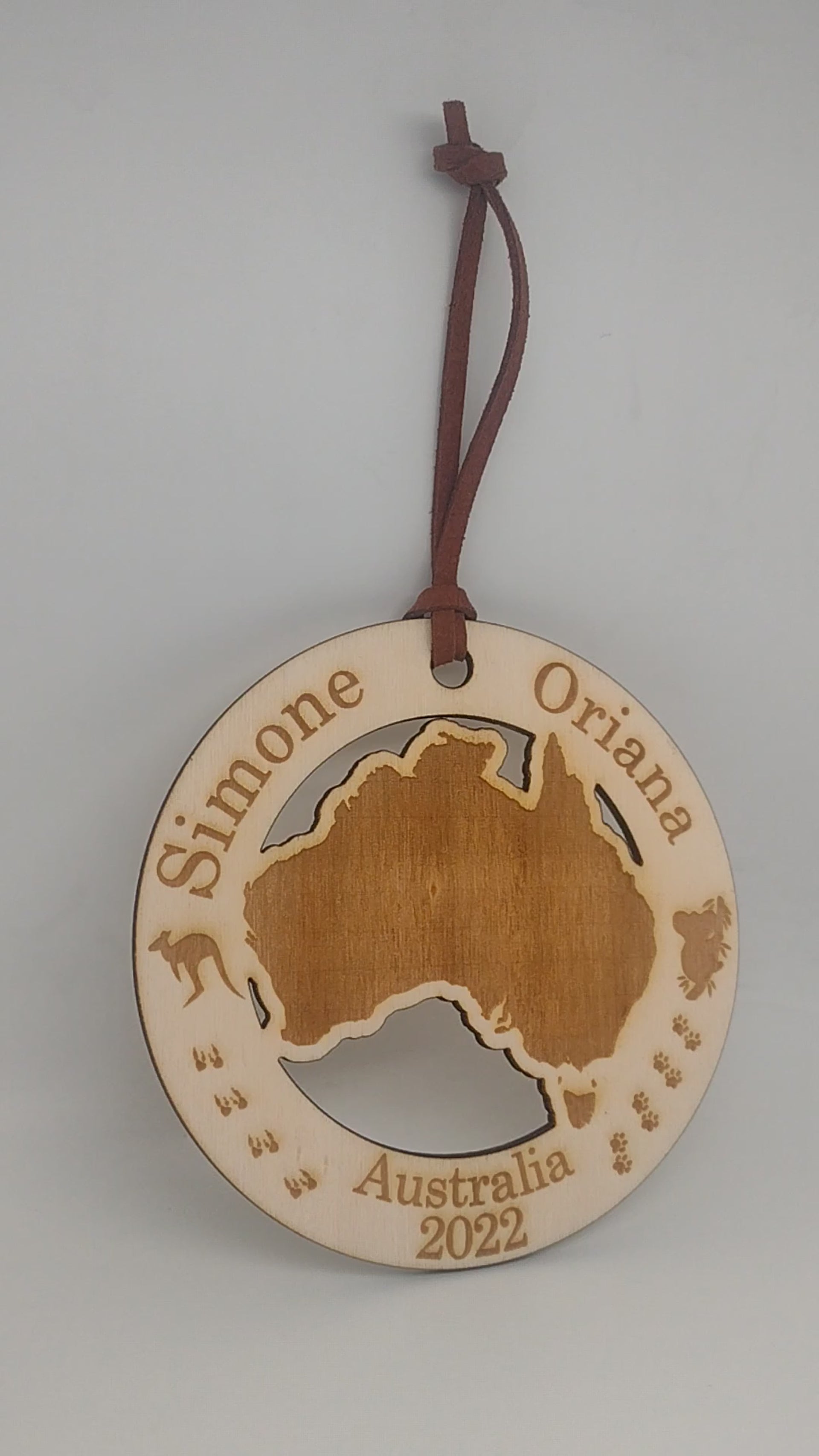 Australia 2021, 2022, 2023, 2024, 2025... + Names Ornament