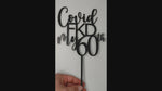 Load and play video in Gallery viewer, Covid FKD My + Age Cake Topper
