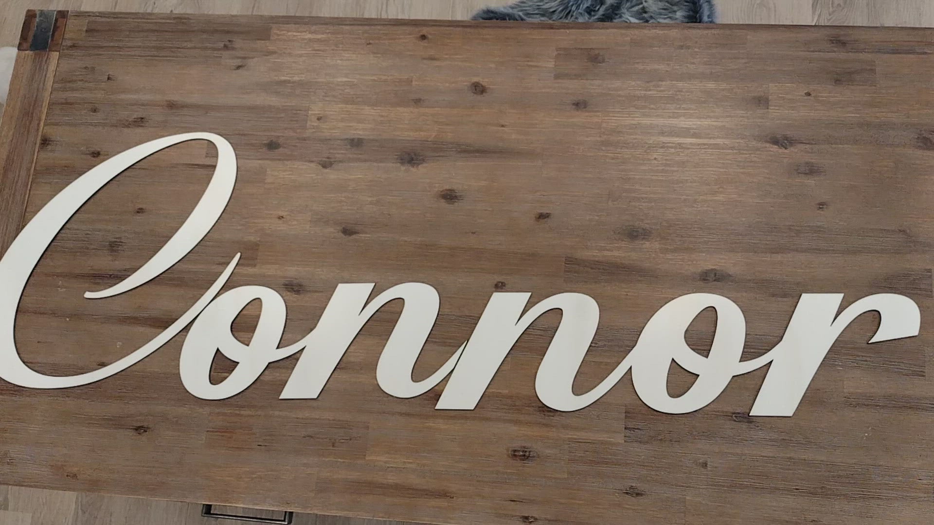 Personalised Wooden Wall Name (Baby's / Kid's Room)