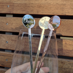 Load image into Gallery viewer, Cocktail Stirrers Made of Rose Gold, Gold or Silver Mirror
