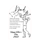 Load image into Gallery viewer, Personalised Dad / Daddy / Fathers Day Plaque with a Stand
