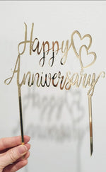Load image into Gallery viewer, Happy Anniversary Cake Topper
