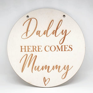 Daddy here comes mummy disc