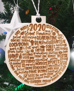 Pandemic 2020 / 2021 Ornament Christmas Decoration