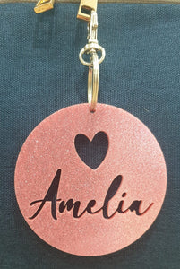 Personalised Acrylic Bag Tag