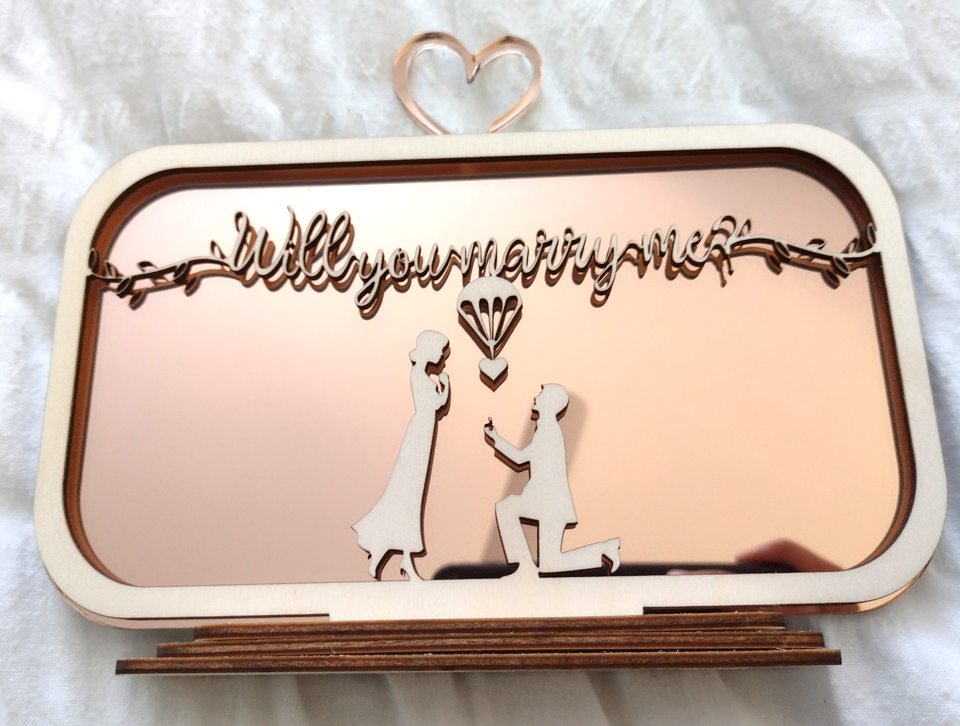 Will you marry me? Frame. Perfect gift / keepsake for the day you propose!