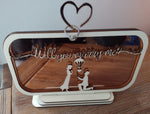 Load image into Gallery viewer, Will you marry me? Frame. Perfect gift / keepsake for the day you propose!
