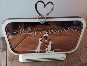 Will you marry me? Frame. Perfect gift / keepsake for the day you propose!