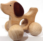 Load image into Gallery viewer, Montessori Wooden Baby Dog - Puppy Toy
