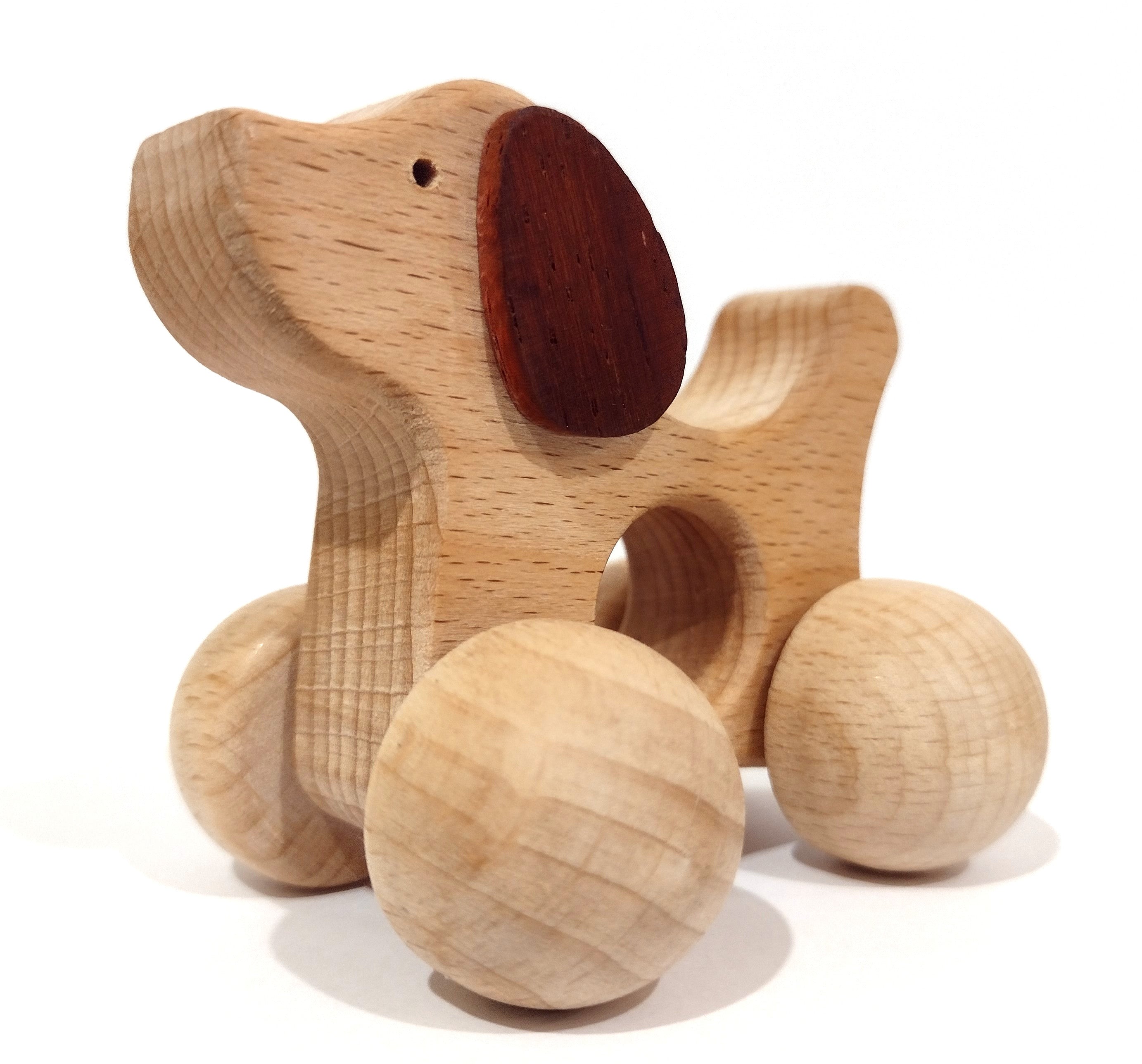 Montessori Wooden Baby Dog - Puppy Toy