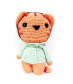 Load image into Gallery viewer, Handmade Tiger with a hoodie
