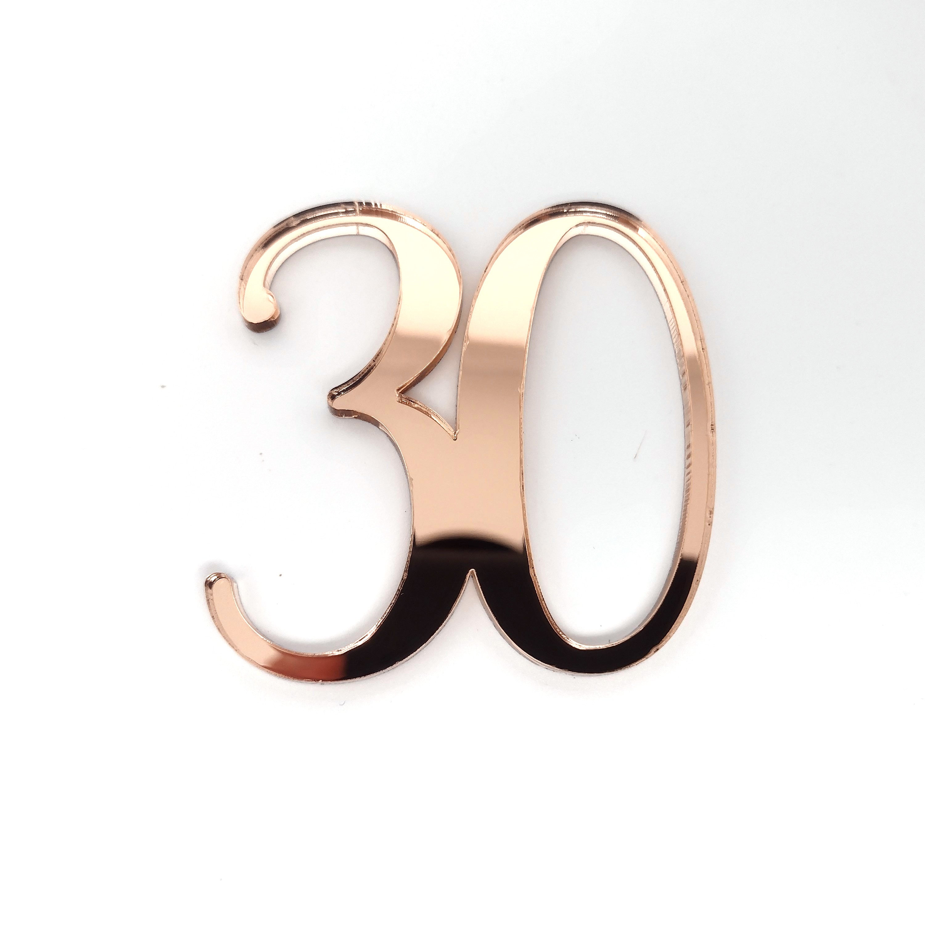 30 / Thirty Dirty / Hello Thirty Cupcake Topper