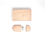 Load image into Gallery viewer, Thank you Teacher Gift Present 16GB USB Flash Drive Wooden Box
