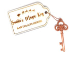 Load image into Gallery viewer, Santa&#39;s Magic Key with wooden tag
