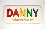 Load image into Gallery viewer, Will you be our Page Boy? - Name Puzzle
