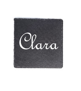 Personalised Stone/Slate Coasters - Name Only