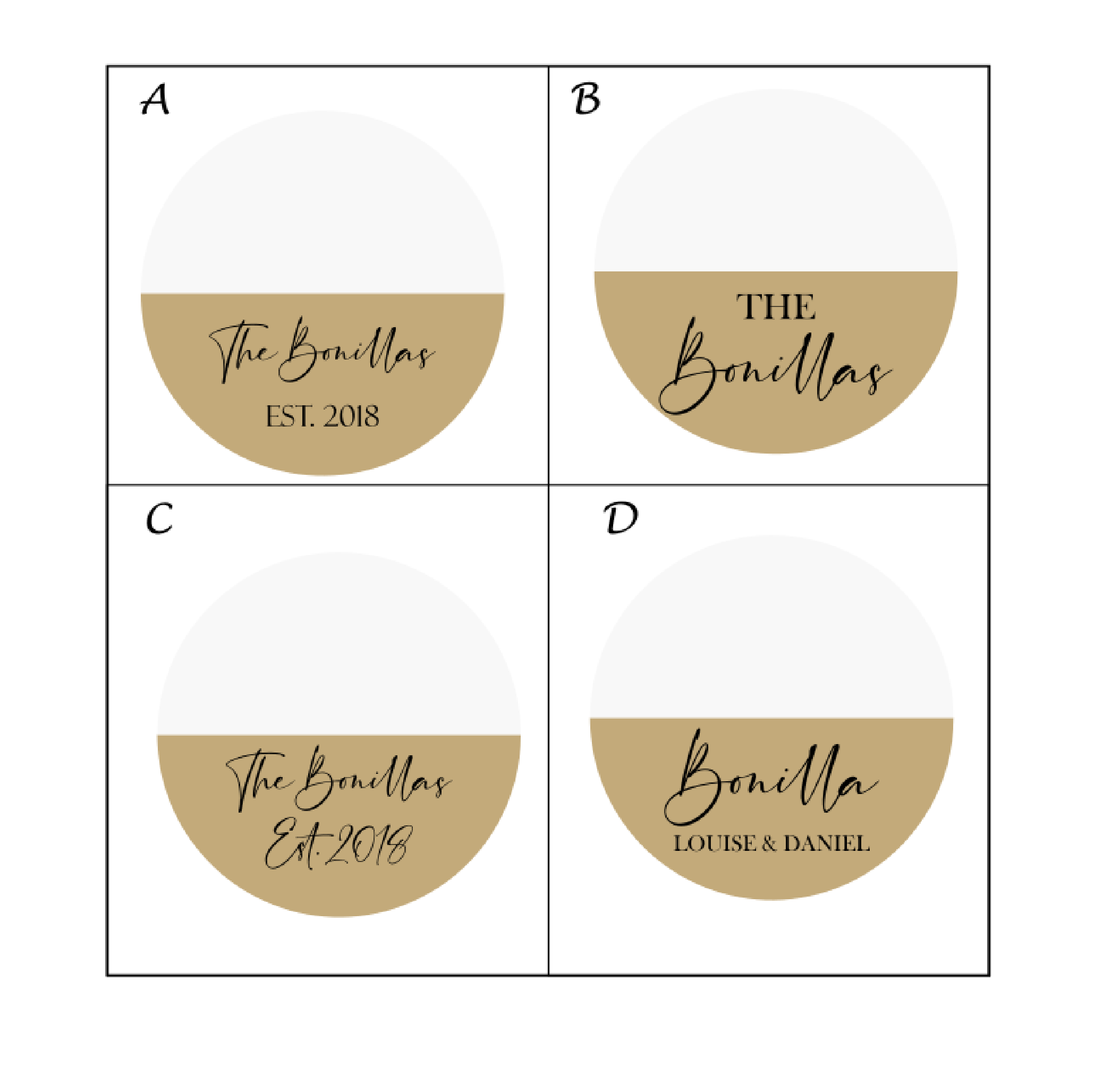 Personalised Marble and Wood Coasters - Gift