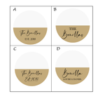 Load image into Gallery viewer, Personalised Marble and Wood Coasters - Gift
