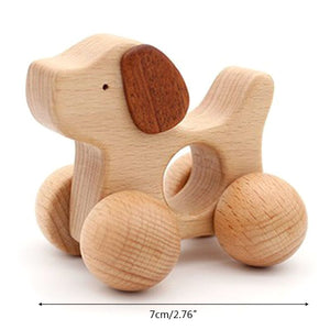 Montessori Wooden Baby Dog - Puppy Toy