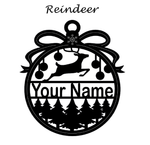 Load image into Gallery viewer, Christmas Ornament (Reindeer / Baubles / Snowflake)
