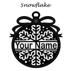 Load image into Gallery viewer, Christmas Ornament (Reindeer / Baubles / Snowflake)
