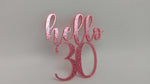 Load and play video in Gallery viewer, 30 / Thirty Dirty / Hello Thirty Cupcake Topper
