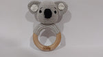 Load and play video in Gallery viewer, Handmade Koala Teether (Name or Name + DOB) Personalised
