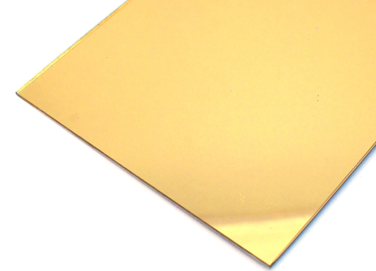 3mm Acrylic Gold Mirror Sheet